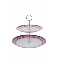 Suporte Porcelana Rosa Cupcake Suporte Porcelana Rosa Cupcake